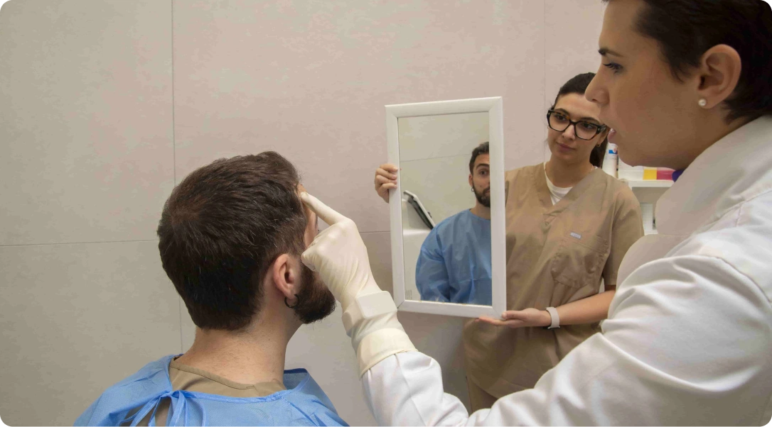 Foto kontroly transplantace vlasů